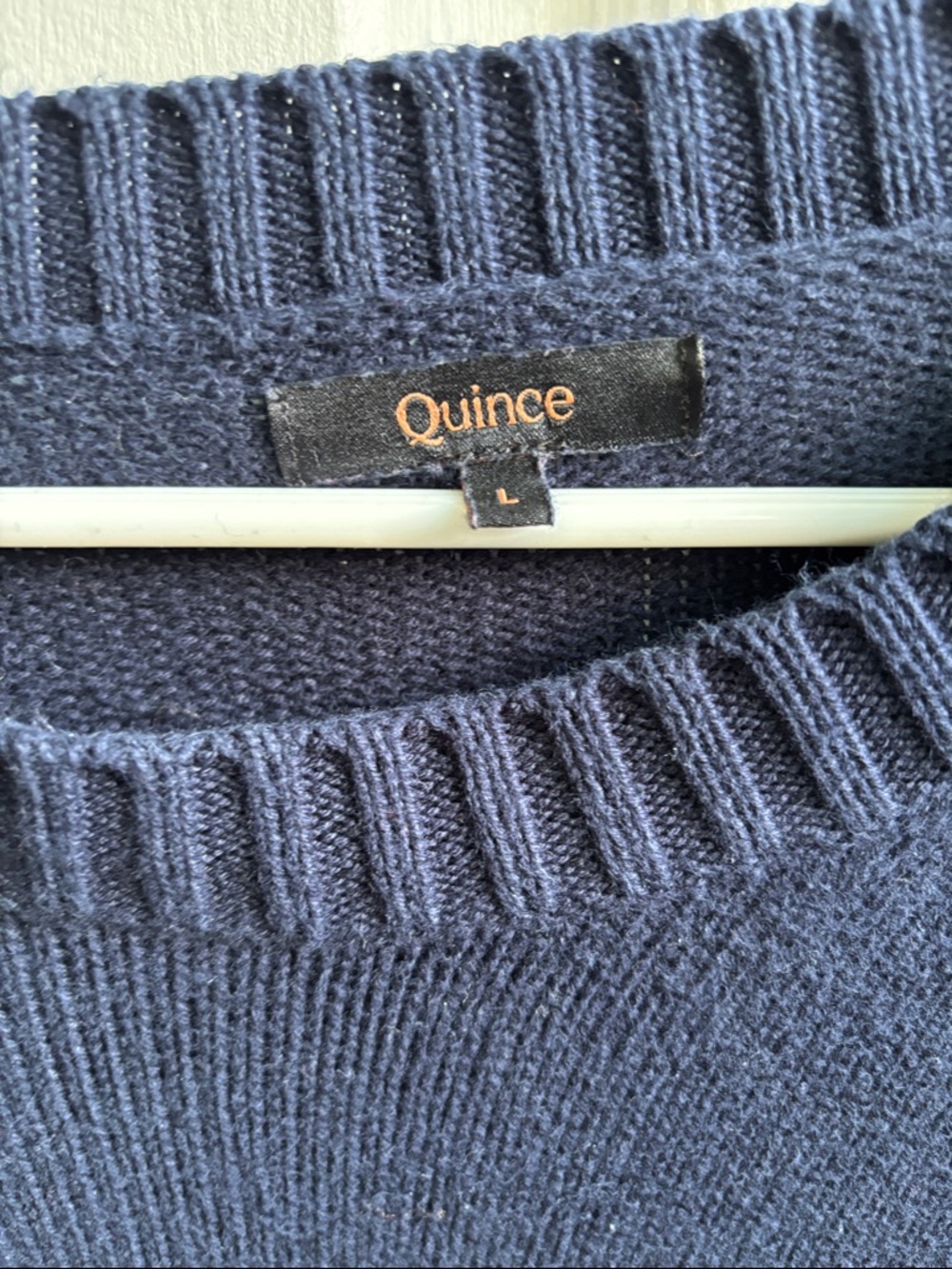 Quince 100% Organic Cotton Boyfriend Crew Sweater - Picture 2 of 3